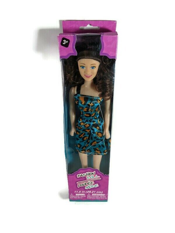 Fashion Doll Poupee Mode - Cheetah Print Dress