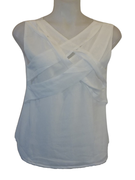 White BLVD Sleeveless Blouse