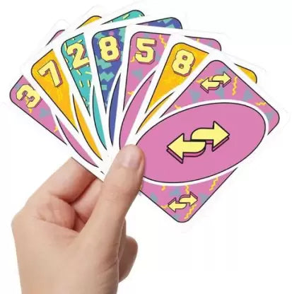 Mattel UNO - Retro Version 90s - Family Card Game
