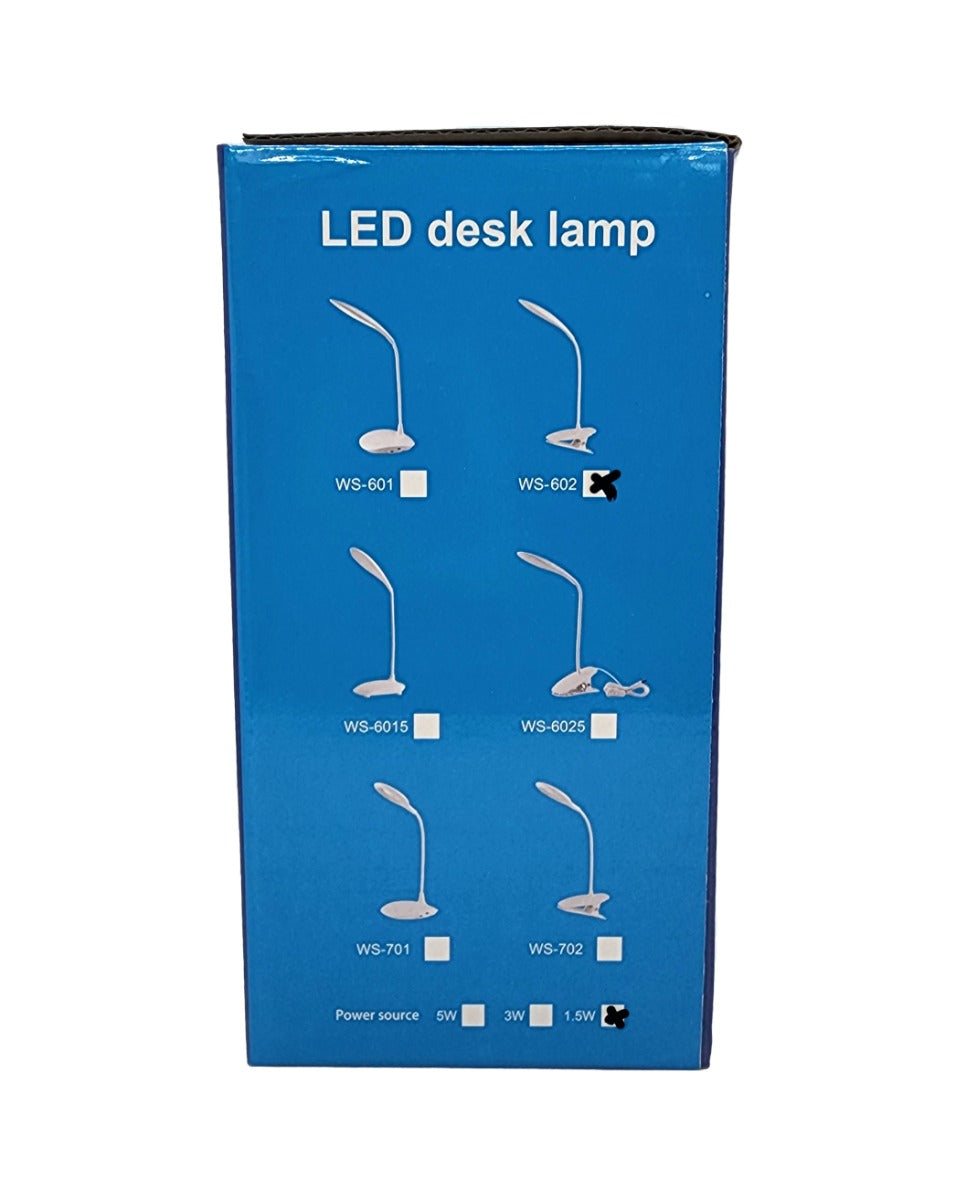 Campus Sophisticate - LED Clip-On Rechargeable Desk Lamp