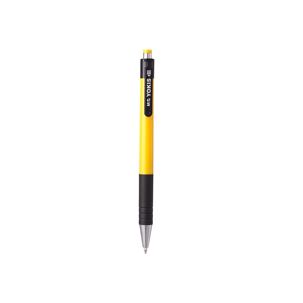 M&G Retractable Ball Pen 0.7mm blue Comfort rubber grip (10 per pack)