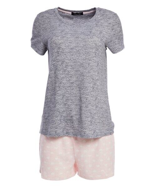 Grey/pink Pajama Set size L