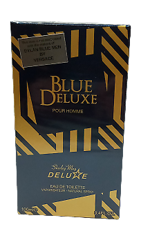 Blue Deluxe Pour Homme Eau de Toilette Spray by Shirley May Deluxe