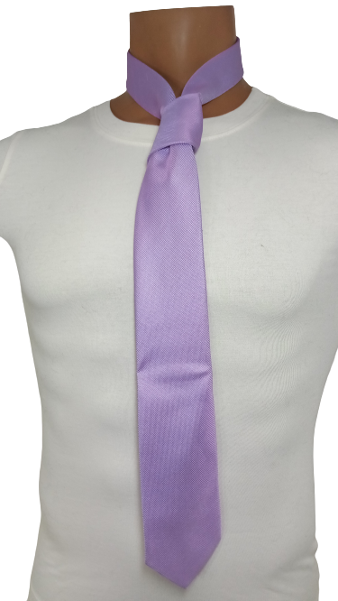 Kenneth Cole Purple/Grey Pin Stripe Tie