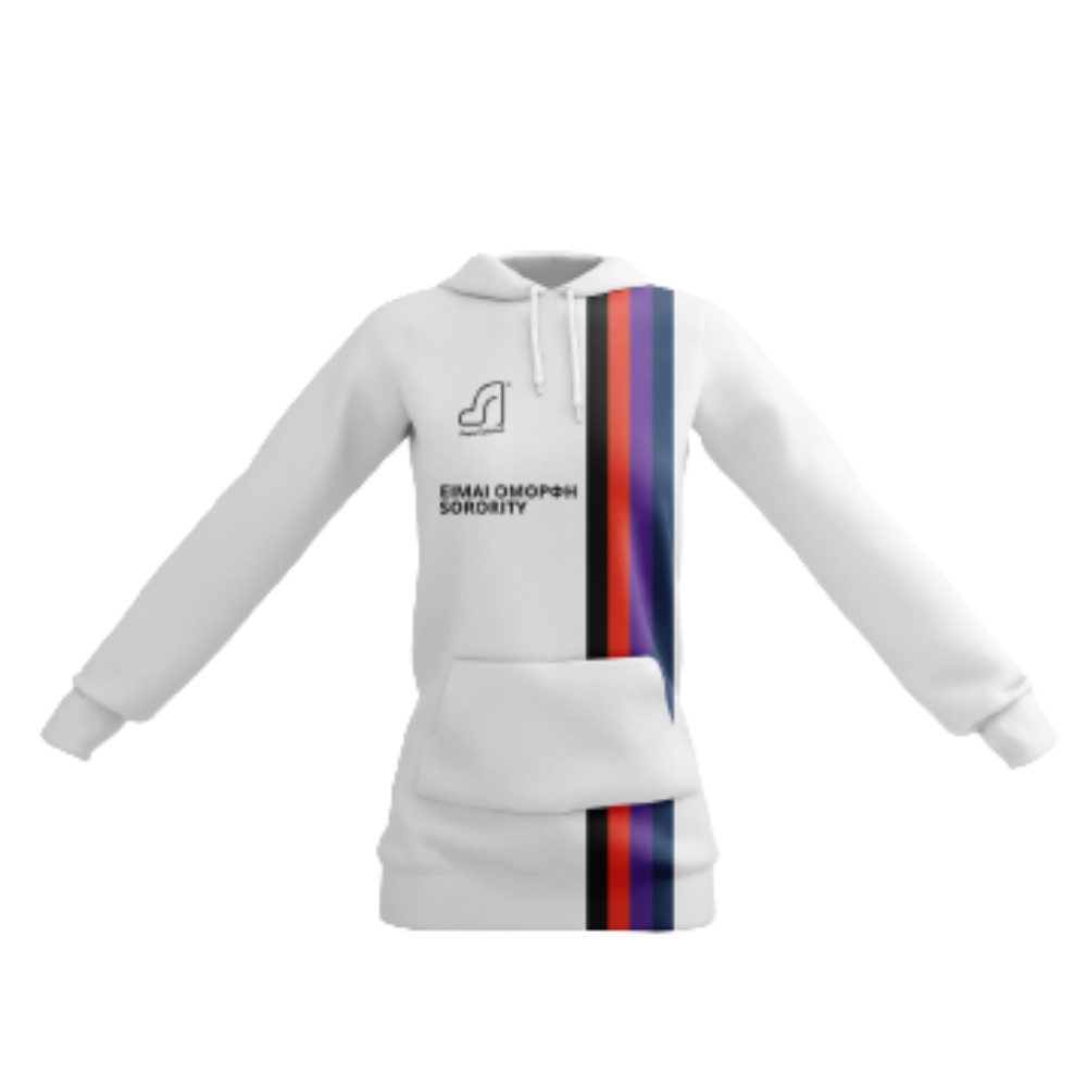 white hoodie female​