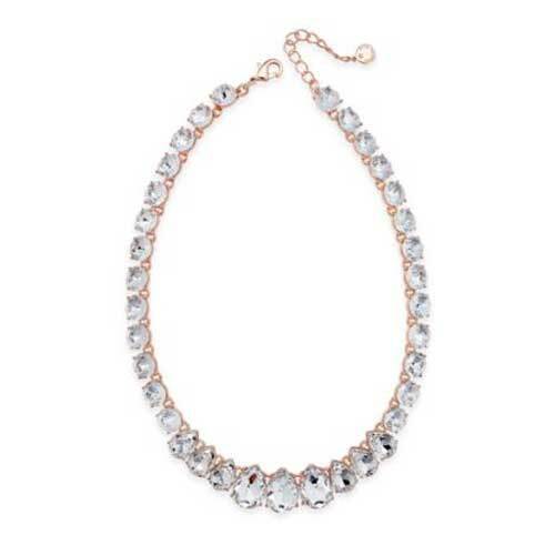 Charter Club Crystal Collar Necklace