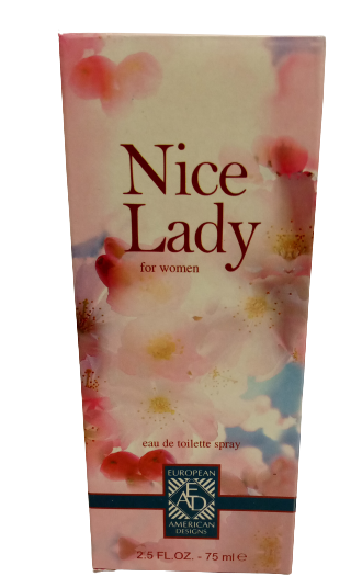European American Design Nice Lady Eau de Toilette Spray for Women