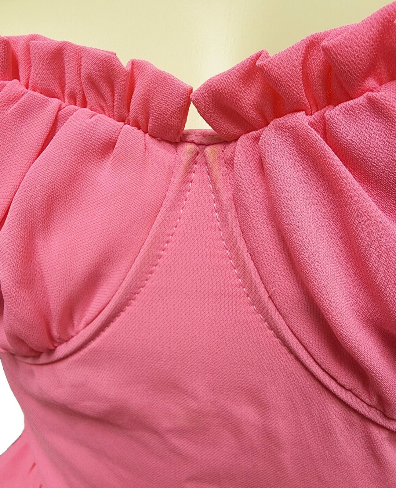 superdown Cadence Ruffle Cami Top in Hot Pink - size XL - Modified