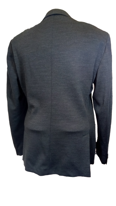 Hugo Boss Navy/Black Slim Fit Check Jacket 44R