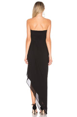 Chrissy Teigen x REVOLVE Chateau Gown - Cocktail Chiffon Party - Black - size S
