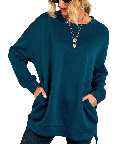 GYK Blue Dolman Sweatshirt size L