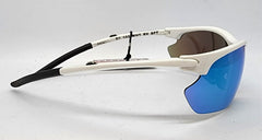 Foster Grant white/blue Rawlings Plastic Youth Sunglasses