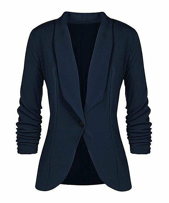 Francis Cabrel Ruched-Sleeve Blazer size M