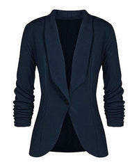 Francis Cabrel Ruched-Sleeve Blazer size M
