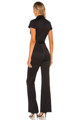 Amanda Uprichard Walker Jumpsuit in Black