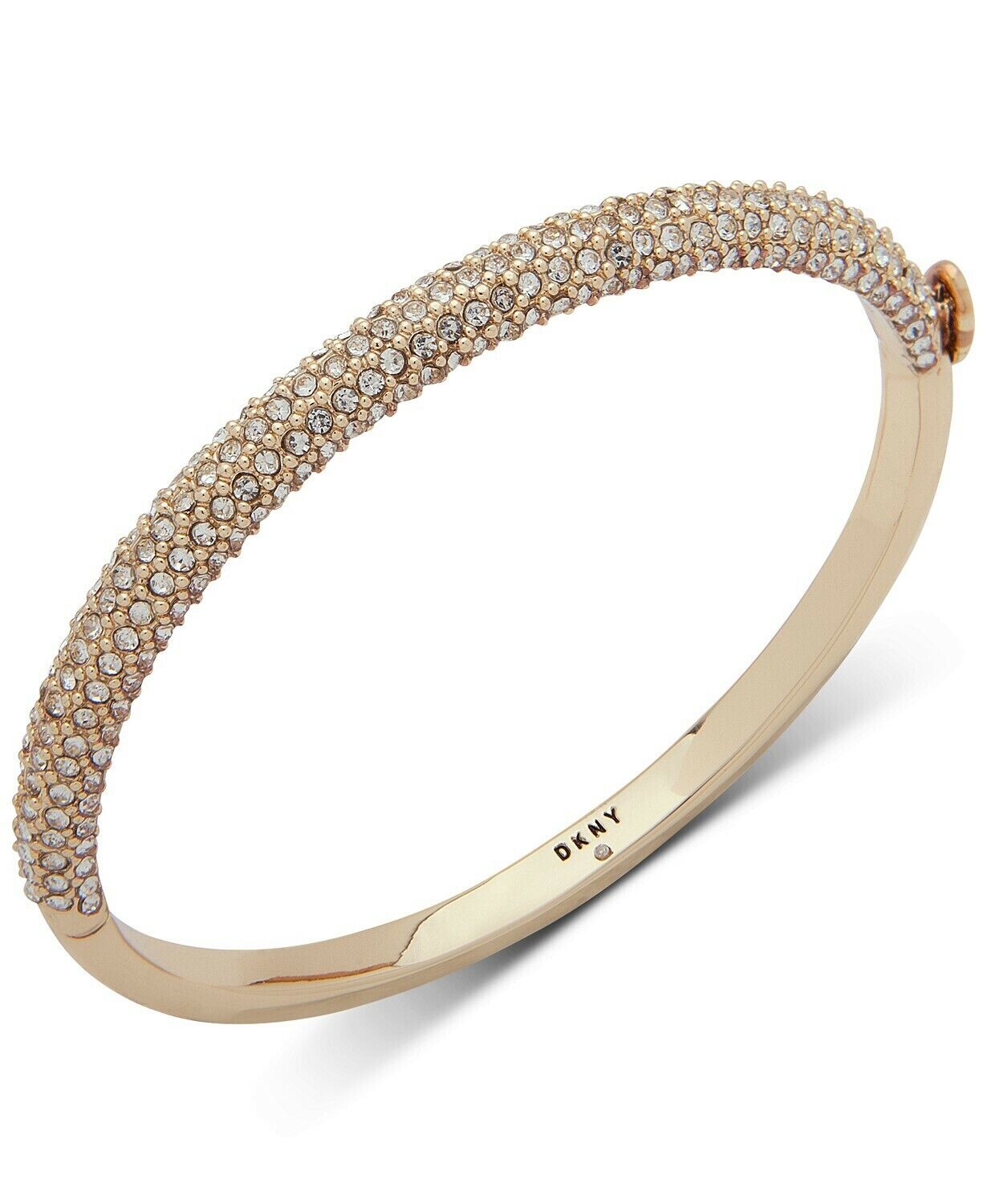 DKNY Ombre Gold Pave Bangle Bracelet