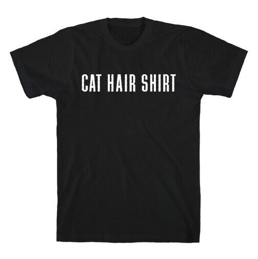 Look Human Black "Cat Hair" Tee size M