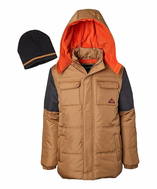 iXtreme Hooded Puffer Jacket & Beanie size 14/16