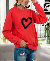 Heart Sweatshirt size XL