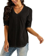 Suzanne Betro Puff-Sleeve Tunic size L