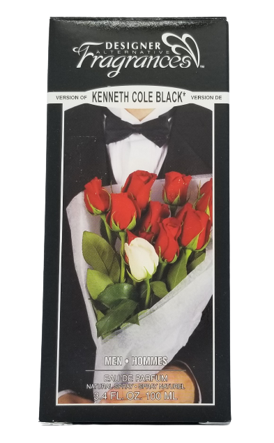 Designer Fragrances Version of Kenneth Cole Black Eau de Parfum for Men