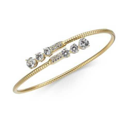 Eliot Danori Cubic Zirconia Bypass Bracelet
