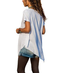 CCK Style Asymmetrical V-Neck Tunic size XL