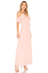  Open Back Maxi Dress