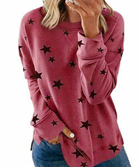 Wine Star Long-Sleeve Top size M