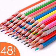 M&G Watercolor Hexagon Colored Pencil 48 colors Metal Box Package (1 per pack)