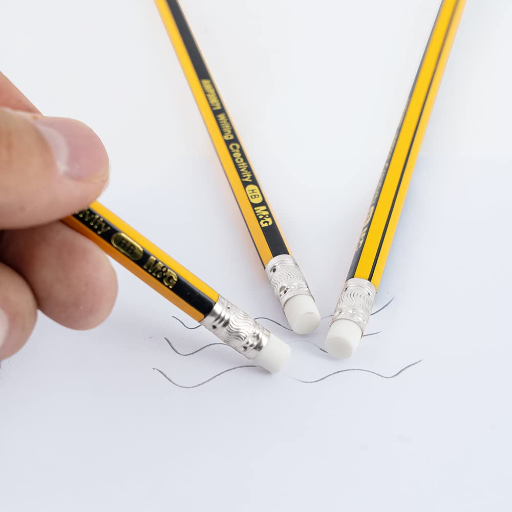 M&G Pencil hexagon with eraser 2B (10 per pack)