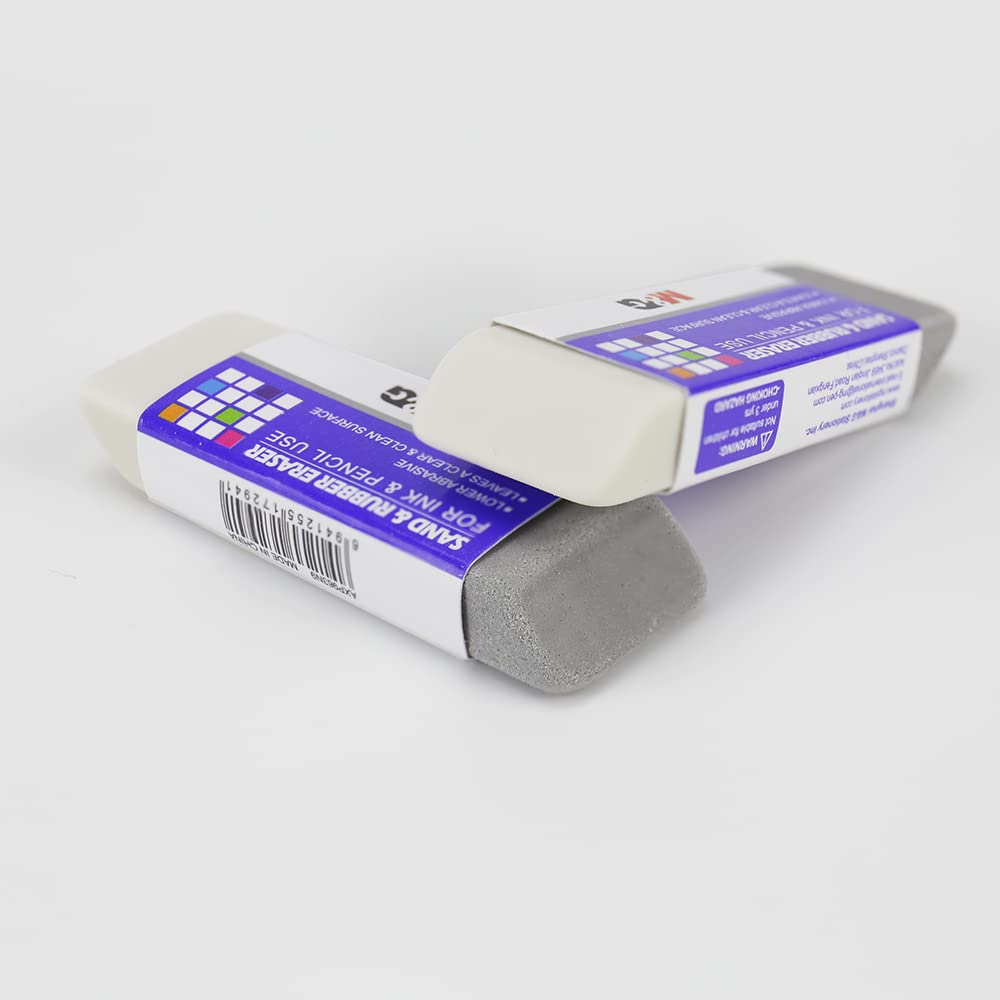 M&G Sand & Rubber Eraser, for ink and pencil (5 per pack)