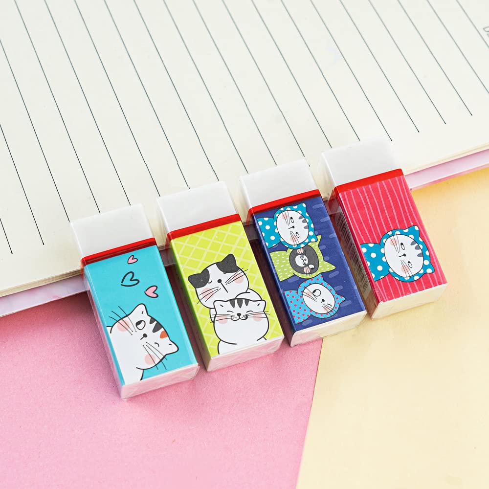 So Many Cats White Eraser Small size (5 per pack)