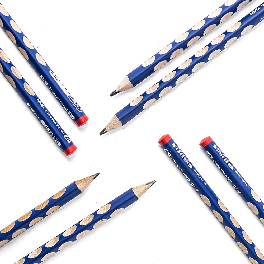 M&G Pencil jumbo triangle Easy Start Ergonomic Hole Design 2B (10 per pack)