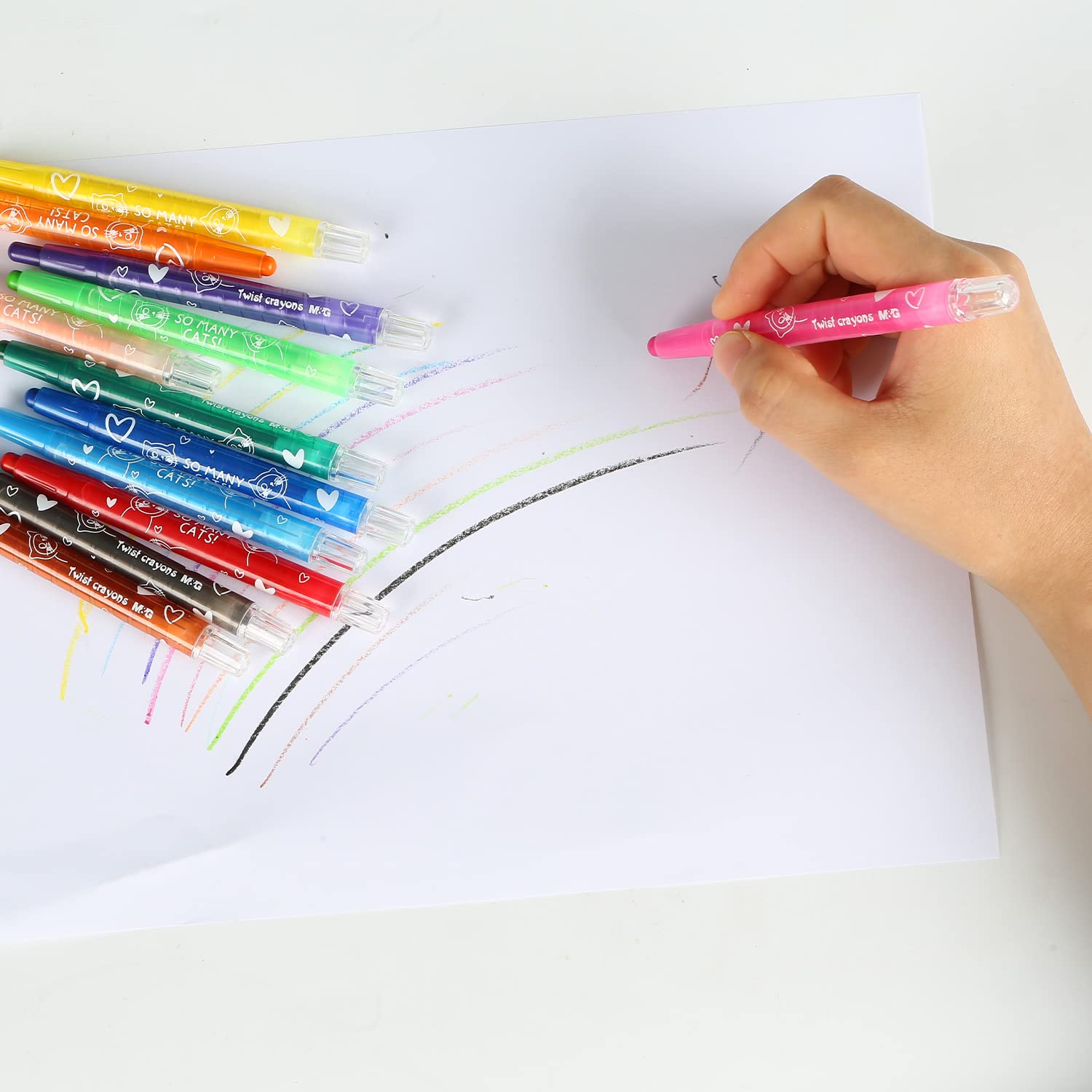 48 colors Twist Crayons.  (1 per pack)