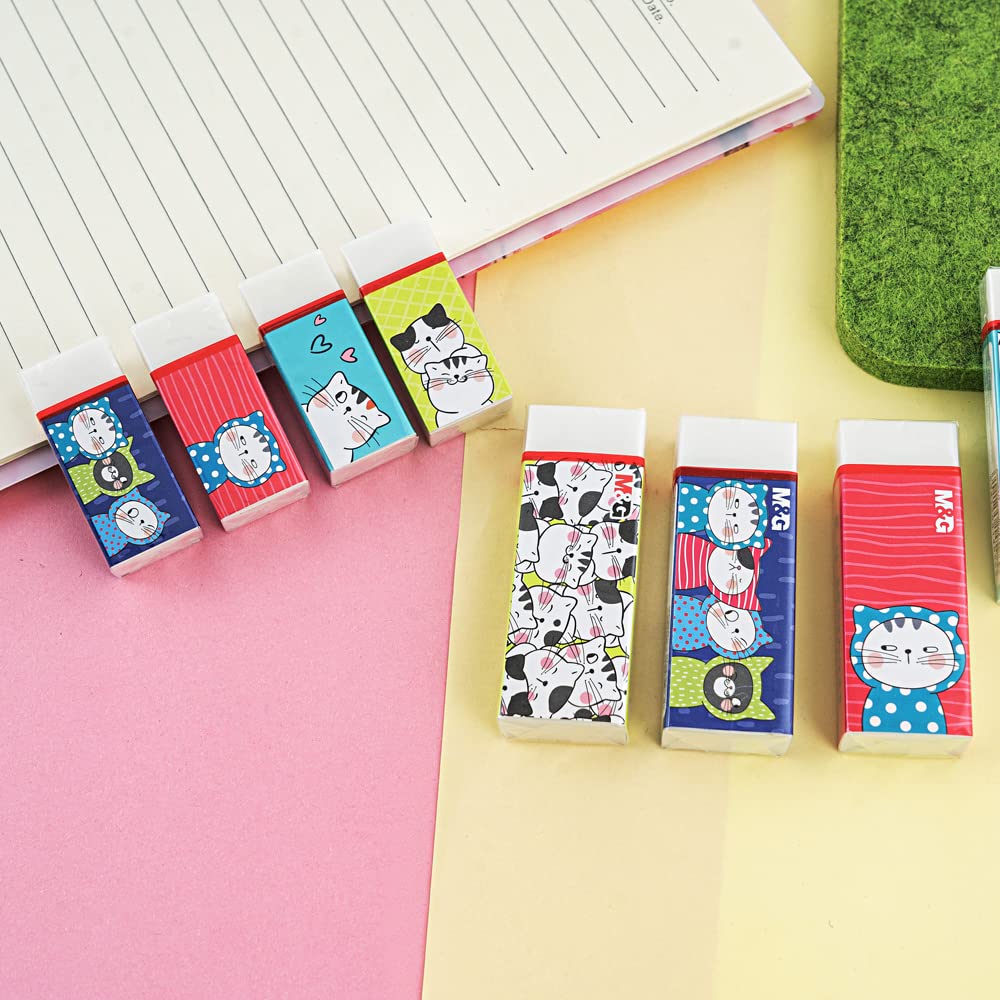 So Many Cats White Eraser Small size (5 per pack)