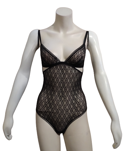Else Black Baklava Bodysuit