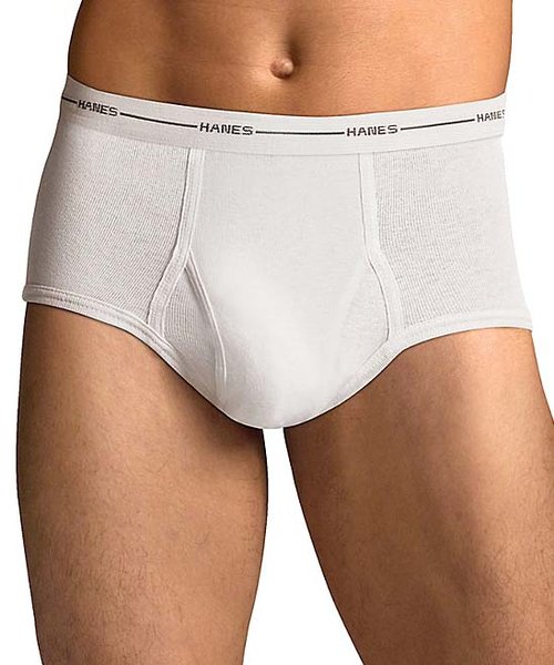 Hanes white brief m