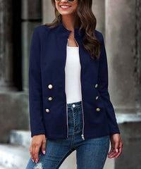 Amasoo Navy & Gold Military Jacket