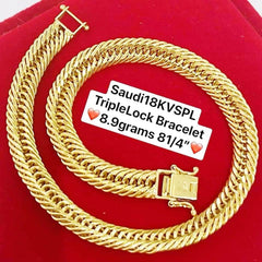 Saudi Gold Bracelet