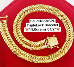 Saudi Gold Bracelet