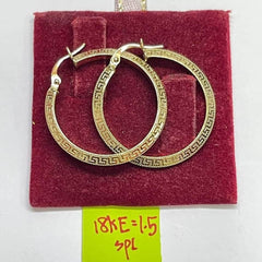 Saudi Gold Earrings
