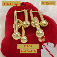 Saudi Gold Earrings