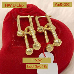 Saudi Gold Earrings