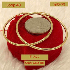 Saudi Gold Earrings