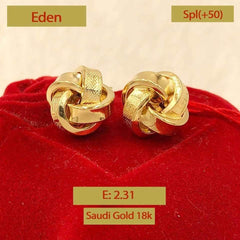 Saudi Gold Earrings