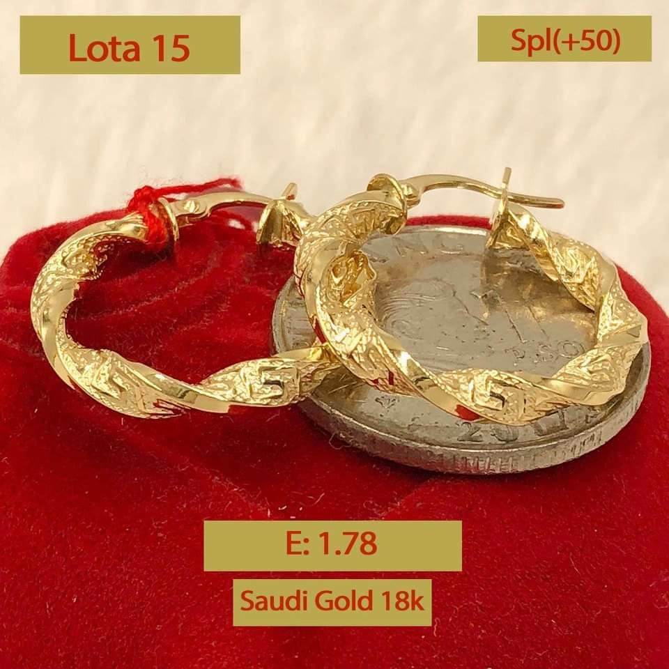 Saudi Gold Earrings