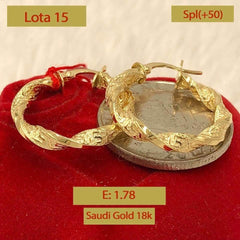 Saudi Gold Earrings