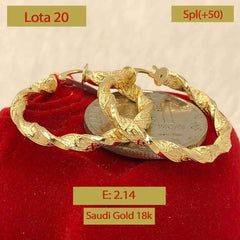 Saudi Gold Earrings