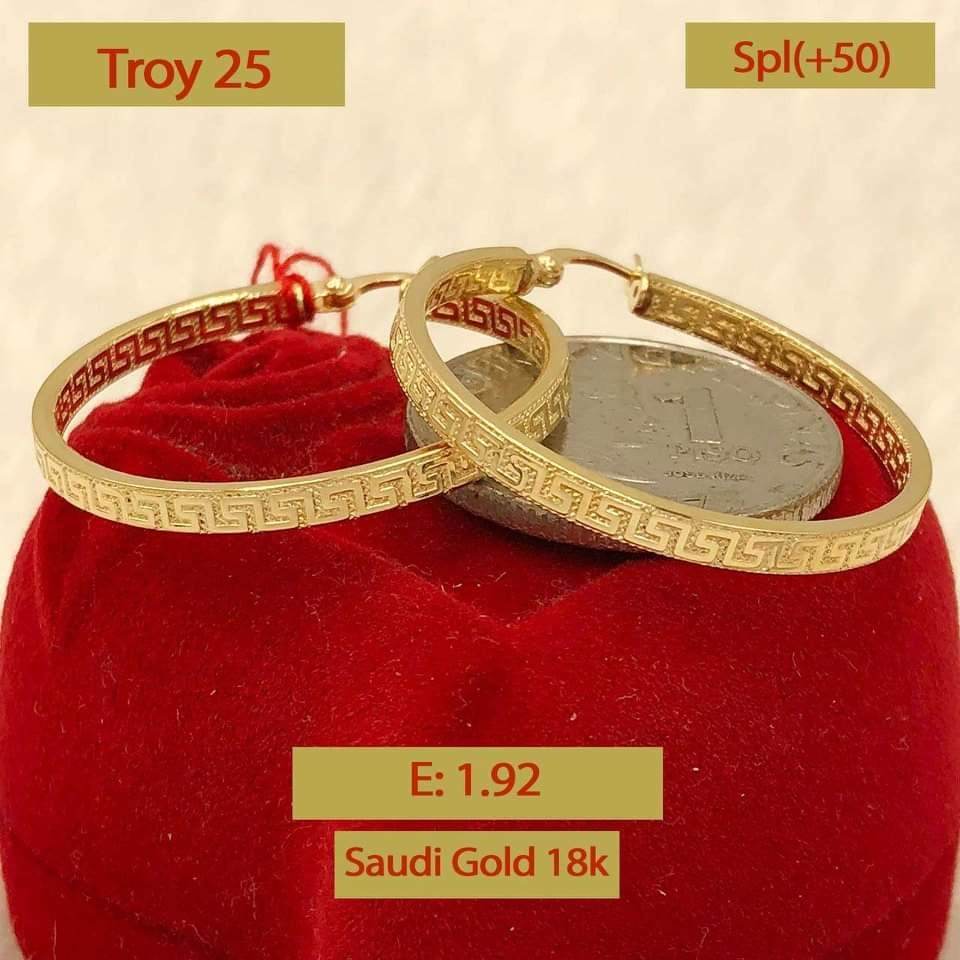 Saudi Gold Earrings